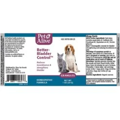 PetAlive Better-Bladder Control Granules Incontinence Symptoms Supplement For Dogs & Cats -Furry Friends 316626 PT3. AC SS1800 V1627352198