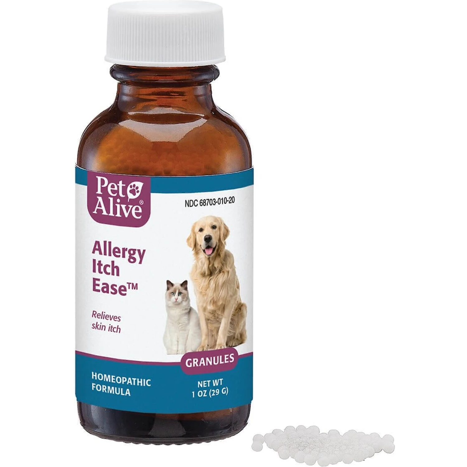 PetAlive Allergy Itch Ease Granules Skin Itch & Allergies Supplement For Dogs & Cats 3 PetAlive Allergy Itch Ease Granules Skin Itch & Allergies Supplement For Dogs & Cats