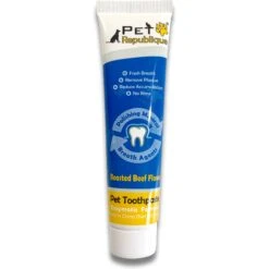 Pet Republique Enzymatic Dental Cleaning Beef Flavor Toothpaste For Dogs & Cats, 3.5-oz