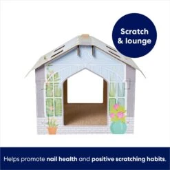 Frisco Greenhouse Cardboard Cat House 10 Frisco Greenhouse Cardboard Cat House -Furry Friends 317737 PT2. AC SS1800 V1689351662