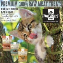 Nature's Diet Whitefish Raw Freeze-Dried Cat Treats, 1-oz Pouch -Furry Friends 318175 PT5. AC SS1800 V1628802387