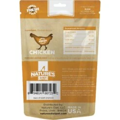 Nature's Diet Chicken Breast Raw Freeze-Dried Cat Treats, 1.5-oz Pouch -Furry Friends 318177 PT1. AC SS1800 V1628806877