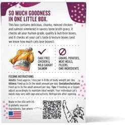 The Honest Kitchen Grain-Free Minced Chicken & Salmon In Bone Broth Gravy Wet Cat Food 10 The Honest Kitchen Grain-Free Minced Chicken & Salmon In Bone Broth Gravy Wet Cat Food -Furry Friends 324346 PT1. AC SS1800 V1635803209