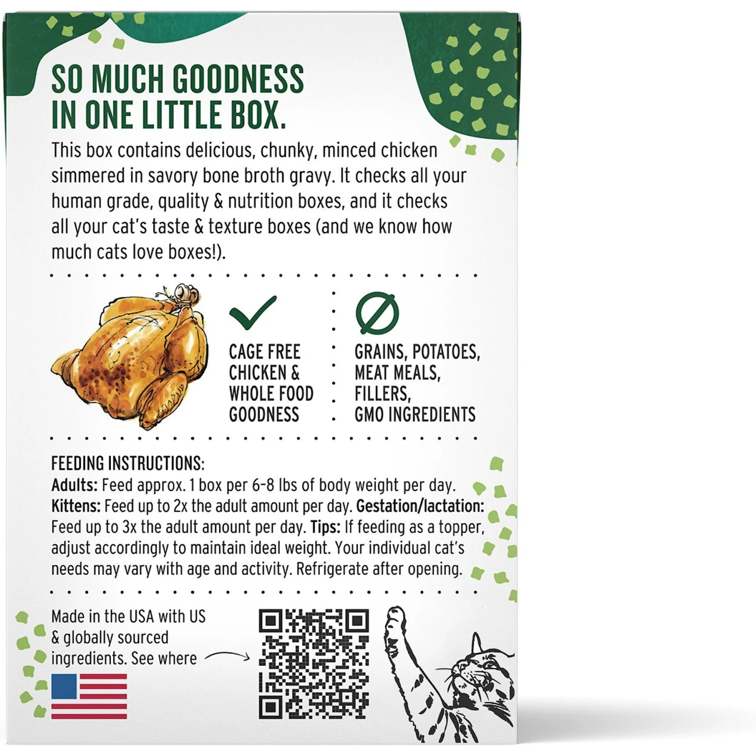 The Honest Kitchen Grain-Free Minced Chicken In Bone Broth Gravy Wet Cat Food, 5.5-oz, Case Of 12 4 The Honest Kitchen Grain-Free Minced Chicken In Bone Broth Gravy Wet Cat Food, 5.5-oz, Case Of 12 - Image 2