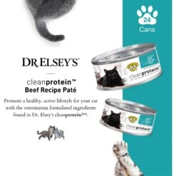 Dr. Elsey's Cleanprotein Beef Recipe Wet Cat Food -Furry Friends 325187 PT2. AC SS1800 V1700888462