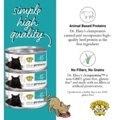 Dr. Elsey's Cleanprotein Beef Recipe Wet Cat Food -Furry Friends 325187 PT4. AC SS1800 V1701365929