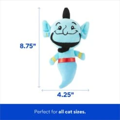 Disney Aladdin Genie Plush Kicker Cat Toy With Catnip -Furry Friends 328706 PT1. AC SS1800 V1698956950