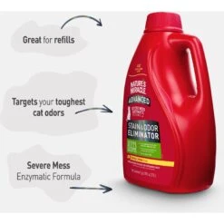 Nature's Miracle Advanced Cat Enzymatic Stain Remover & Odor Eliminator Refill, Sunny Lemon, 128-oz Bottle 13 Nature's Miracle Advanced Cat Enzymatic Stain Remover & Odor Eliminator Refill, Sunny Lemon, 128-oz Bottle -Furry Friends 329076 PT2. AC SS1800 V1701115898