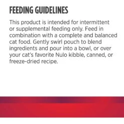 Nulo FreeStyle Chunky Salmon & Mackerel Broth Wet Cat Food, 2.8-oz Pouch, Case Of 24 -Furry Friends 329279 PT8. AC SS1800 V1634930838