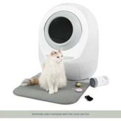 Casa Leo Leo's Loo Cat Litter Mat, Grey -Furry Friends 329399 PT3. AC SS1800 V1651429292