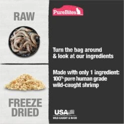 PureBites Shrimp Freeze-Dried Cat Treat -Furry Friends 329740 PT3. AC SS1800 V1677620156
