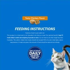 DentaLife Tasty Chicken Flavor Dental Cat Treats -Furry Friends 330835 PT8. AC SS1800 V1640145094