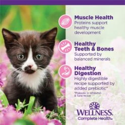 Wellness Complete Health Kitten Variety Pack Grain-Free Canned Cat Food, 3-oz, Case Of 12 -Furry Friends 333302 PT4. AC SS1800 V1636754785
