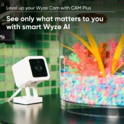 Wyze CAM Plus Dog & Cat Camera Motion & Bark Detection 3-Month Prepaid Card -Furry Friends 333663 PT3. AC SS1800 V1640272289