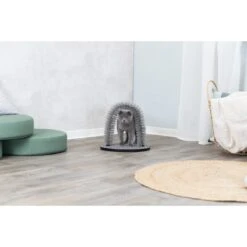 TRIXIE Self Grooming Arch & Cat Massager, Gray -Furry Friends 333752 PT5. AC SS1800 V1634080931