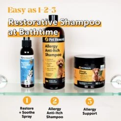 PetHonesty Allergy Anti-Itch Dog & Cat Shampoo, 16-oz Bottle 16 PetHonesty Allergy Anti-Itch Dog & Cat Shampoo, 16-oz Bottle -Furry Friends 333767 PT6. AC SS1800 V1633470103