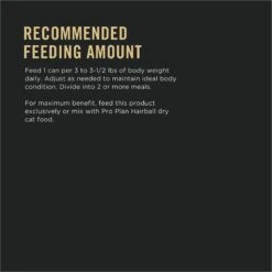 Purina Pro Plan Hairball Control Salmon Entree Pate Wet Cat Food, 3-oz Can, Case Of 24 17 Purina Pro Plan Hairball Control Salmon Entree Pate Wet Cat Food, 3-oz Can, Case Of 24 -Furry Friends 336310 PT7. AC SS1800 V1634087479