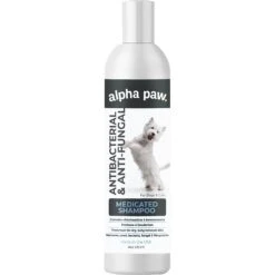 Alpha Paw Antibacterial & Antifungal Medicated Dog & Cat Shampoo, 16-oz Bottle