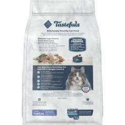 Blue Buffalo Tastefuls Natural Chicken Adult 7+ Dry Cat Food & Blue Buffalo Indoor Hairball & Weight Control Chicken & Brown Rice Recipe Adult Dry Cat Food -Furry Friends 338661 PT6. AC SS1800 V1664563314