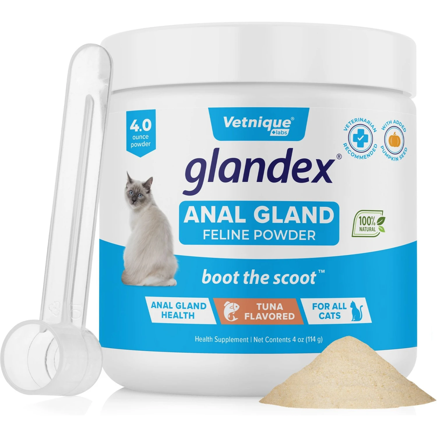 Vetnique Labs Glandex Tuna Flavored Powder Digestive Supplement For Cats 3 Vetnique Labs Glandex Tuna Flavored Powder Digestive Supplement For Cats