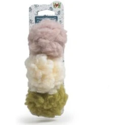 HuggleHounds HuggleFleece Ball Cat Toys, 3-pack -Furry Friends 342262 PT1. AC SS1800 V1635300691