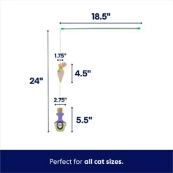 Frisco Halloween Potion Teaser Wand Cat Toy With Catnip -Furry Friends 344076 PT1. AC SS1800 V1689872854