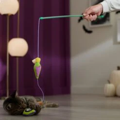 Frisco Halloween Potion Teaser Wand Cat Toy With Catnip -Furry Friends 344076 PT3. AC SS1800 V1657657033