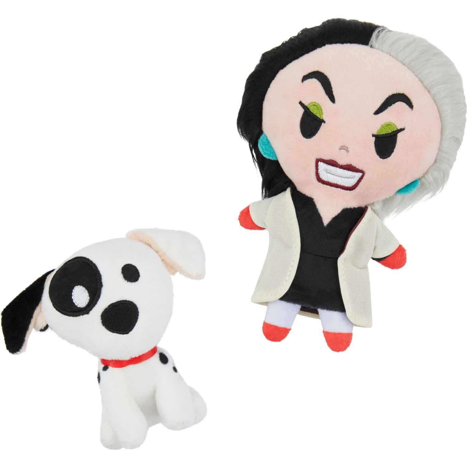 Disney Halloween Villains Cruella De Vil & Dalmatian Plush Cat Toy With Catnip, 2 Count 3 Disney Halloween Villains Cruella De Vil & Dalmatian Plush Cat Toy With Catnip, 2 Count
