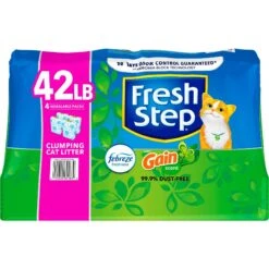 Fresh Step Febreze Freshness Gain Scented Clumping Clay Cat Litter -Furry Friends 346442 PT7. AC SS1800 V1694455089