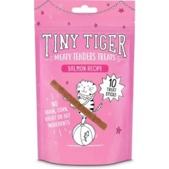 Tiny Tiger, Meaty Tenders Cat Treats, Salmon Recipe & Tiny Tiger, Natural Indoor Recipe Chicken Flavor Dry Cat Food -Furry Friends 347710 PT1. AC SS1800 V1639530090