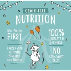 Tiny Tiger, Natural Indoor Recipe Chicken Flavor Dry Cat Food & Tiny Tiger Chunks In EXTRA Gravy Beef & Poultry Recipes Variety Pack Grain-Free Canned Cat Food -Furry Friends 347718 PT8. AC SS1800 V1639528325