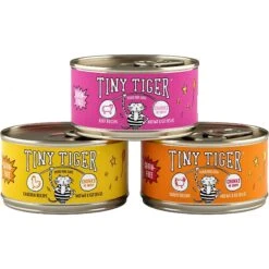 Tiny Tiger, Natural Indoor Recipe Chicken Flavor Dry Cat Food & Tiny Tiger Chunks In Gravy Beef & Poultry Recipes Variety Pack Grain-Free Canned Cat Food 17 Tiny Tiger, Natural Indoor Recipe Chicken Flavor Dry Cat Food & Tiny Tiger Chunks In Gravy Beef & Poultry Recipes Variety Pack Grain-Free Canned Cat Food -Furry Friends 347720 PT6. AC SS1800 V1639533411