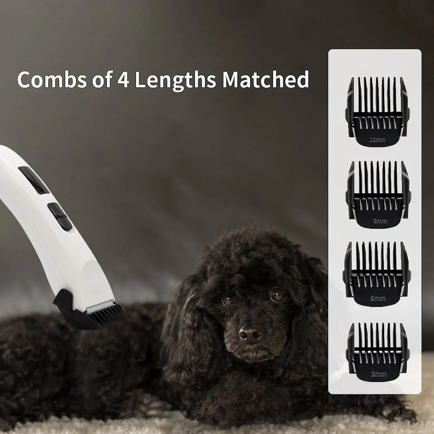 PATPET P710 Hairy Dog & Cat Grooming Clipper, White 9 PATPET P710 Hairy Dog & Cat Grooming Clipper, White - Image 7