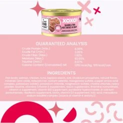 I And Love And You XOXO Salmon & Tuna Pate Grain-Free Canned Cat Food, 3-oz Can, Case Of 24 -Furry Friends 352459 PT6. AC SS1800 V1686941159