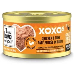 I And Love And You XOXO Chicken & Tuna Pate Grain-Free Canned Cat Food, 3-oz Can, Case Of 24
