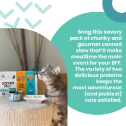 I And Love And You XOXO Chicken & Tuna Grain-Free Stew Canned Cat Food 11 I And Love And You XOXO Chicken & Tuna Grain-Free Stew Canned Cat Food -Furry Friends 352465 PT2. AC SS1800 V1686942161