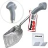 IPrimio Polished Aluminum, Cat Scooper, X-Large -Furry Friends 352826 MAIN. AC SS1800 V1642529508