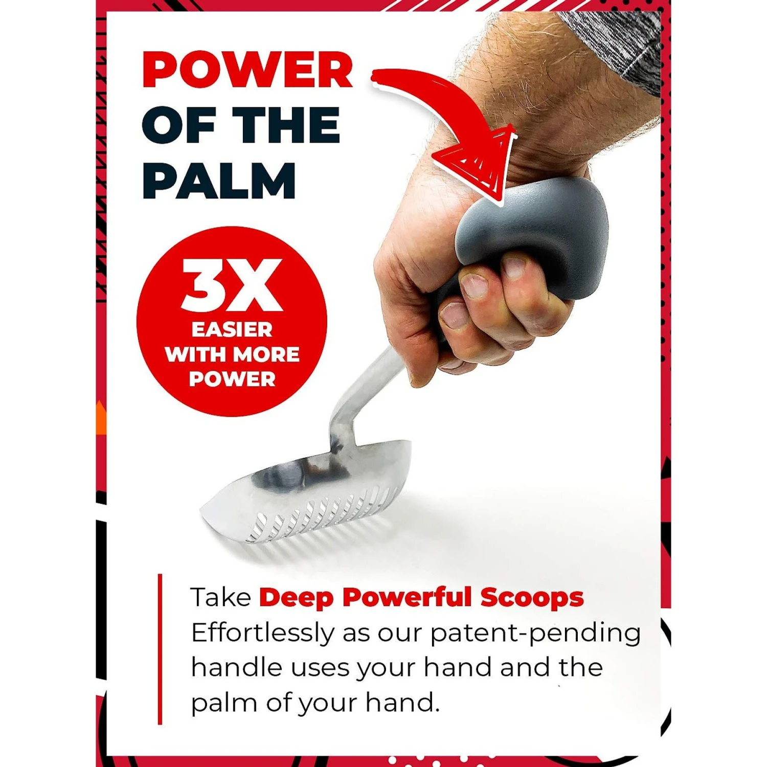 IPrimio Polished Aluminum, Cat Scooper, X-Large 4 IPrimio Polished Aluminum, Cat Scooper, X-Large - Image 2