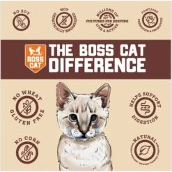 Boss Cat Complete & Balanced Raw Diet Chicken Recipe Freeze-Dried Cat Food, 9-oz Bag -Furry Friends 353142 PT4. AC SS1800 V1672342730