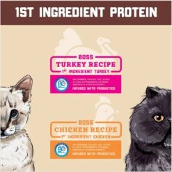 Boss Cat Complete & Balanced Raw Diet Turkey Recipe Freeze-Dried Cat Food, 9-oz Bag 12 Boss Cat Complete & Balanced Raw Diet Turkey Recipe Freeze-Dried Cat Food, 9-oz Bag -Furry Friends 353144 PT5. AC SS1800 V1672342731
