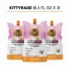 Tonisity KittyRade Isotonic Drink Chicken Flavored Liquid Digestive Supplement For Cats, 250-ml Pouch, Pack Of 3