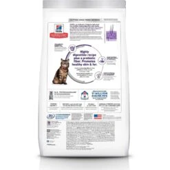 Hill's Science Diet Adult Sensitive Stomach & Sensitive Skin Chicken & Rice Recipe Dry Cat Food & Hill's Science Diet Adult Urinary Hairball Control Savory Chicken Entree Canned Cat Food -Furry Friends 353412 PT2. AC SS1800 V1639528348