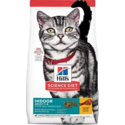 Hill's Science Diet Adult Indoor Chicken Recipe Dry Cat Food & Hill's Science Diet Adult Healthy Cuisine Roasted Chicken & Rice Medley Canned Cat Food -Furry Friends 353419 PT1. AC SS1800 V1639521143