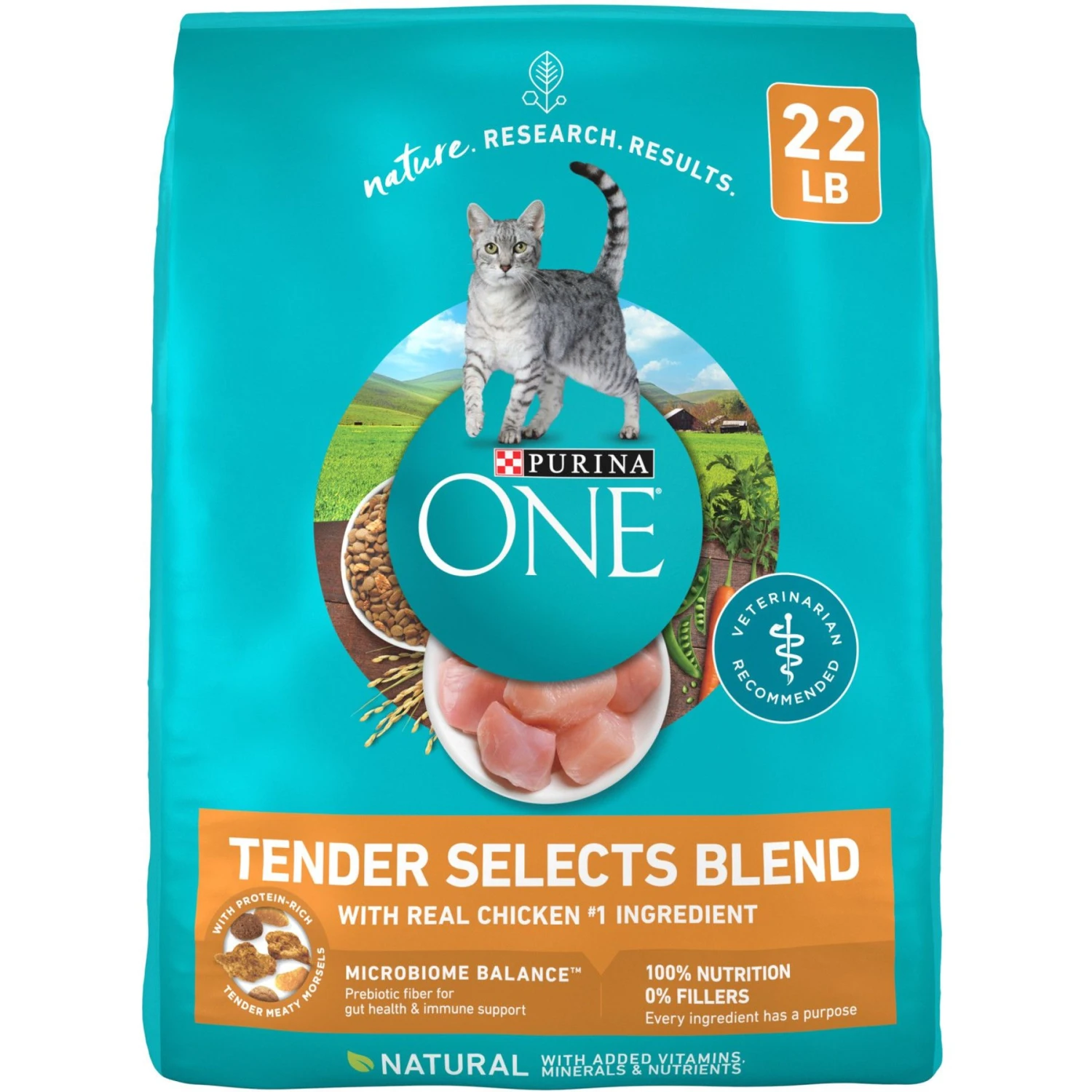 Purina ONE Tender Selects Blend With Real Chicken Dry Cat Food & Fancy Feast Savory Cravings Beef & Crab Flavor Limited Ingredient Soft Cat Treats 4 Purina ONE Tender Selects Blend With Real Chicken Dry Cat Food & Fancy Feast Savory Cravings Beef & Crab Flavor Limited Ingredient Soft Cat Treats - Image 2