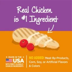 Wellness Healthy Indulgence Gravies Grain-Free Variety Pack Cat Food Pouches & Wellness Kittles Natural Grain-Free Salmon & Cranberries Crunchy Cat Treats -Furry Friends 353444 PT8. AC SS1800 V1665782012