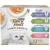 Fancy Feast Grain-Free Complement Variety Pack, Appetizers & Broths Recipes Wet Cat Food, 15.6-oz Box, Case Of 12, 2 Count 1 Fancy Feast Grain-Free Complement Variety Pack, Appetizers & Broths Recipes Wet Cat Food, 15.6-oz Box, Case Of 12, 2 Count -Furry Friends 354296 MAIN. AC SS1800 V1694545637
