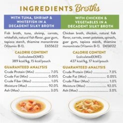 Fancy Feast Grain-Free Complement Variety Pack, Appetizers & Broths Recipes Wet Cat Food, 15.6-oz Box, Case Of 12, 2 Count -Furry Friends 354296 PT3. AC SS1800 V1694545581