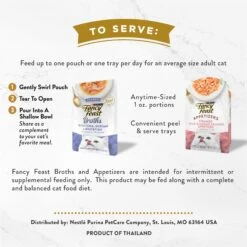 Fancy Feast Grain-Free Complement Variety Pack, Appetizers & Broths Recipes Wet Cat Food, 15.6-oz Box, Case Of 12, 2 Count -Furry Friends 354296 PT5. AC SS1800 V1694545639