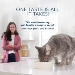 Blue Buffalo Tastefuls Spoonless Singles White Fish & Tuna Entree Pate Adult Cat Food -Furry Friends 354417 PT4. AC SS1800 V1647264410