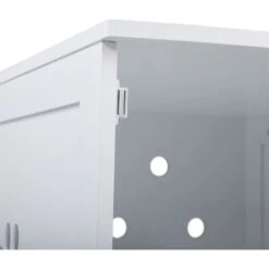 Coziwow By Jaxpety 2-Story Washroom House Cat Litter Box Enclosure -Furry Friends 355097 PT5. AC SS1800 V1665526969